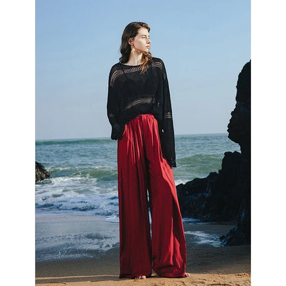 Women Casual Pants  Summer New Long Pants 8527002
