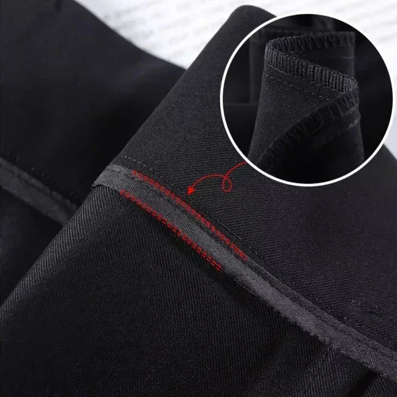 2025 Lady Summer High Waisted Thin Pants Women Comfortable Straight Leg Suit Trousers Girls All Match Work Classic Basic Slacks