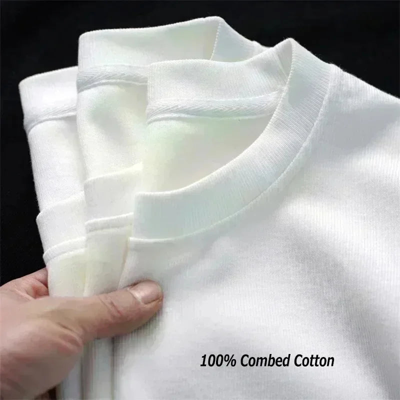 2025 New Summer Oversized Short-sleeved T-shirt Men's and Women's Summer New Design Fashionable Loose Lazy Unique Chic Top